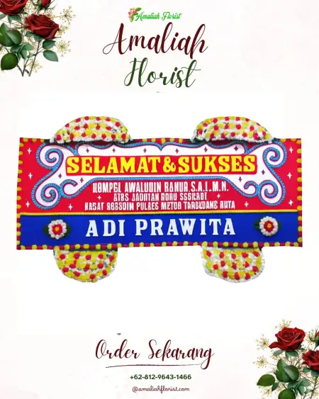 Papan Bunga Ucapan Selamat Rawa Boni